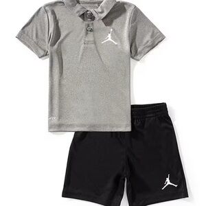 Jordan Little Boys Dir-FIT Polo and Shorts Set